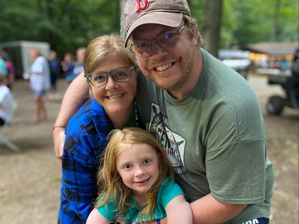 Sarah Warner and family