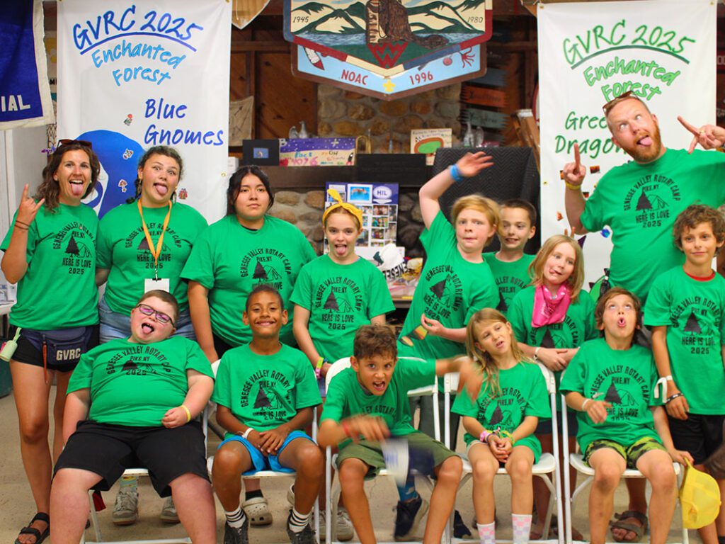 Youth group at GVRC Enchanted Forest event