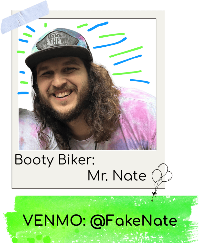 Smiling long-haired man in Vans cap promotional poster